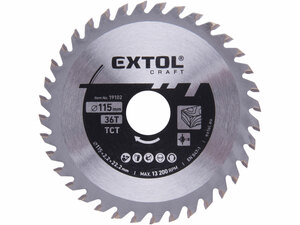 Kotouč pilový s SK plátky, O 115x2,2x22,2mm, 36T