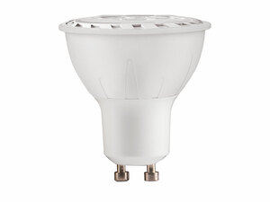 Žárovka LED reflektorová bodová, 7W, 580lm, GU10, teplá bílá, COB