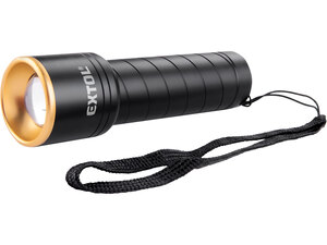 Svítilna 300lm, white laser LED, zoom, USB nabíjení