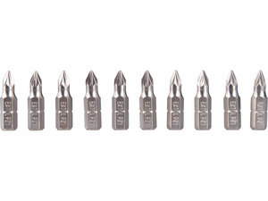 Hroty křížové PZ, sada 10ks, PZ 1x25mm