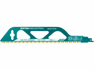Plátek do pily ocasky s SK zuby, 305x50x2,5mm