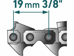 Řetěz pro řetězové pily, 3/8', 1,3mm, role 1640 článků/30,5m