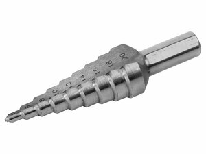 Vrták stupňovitý, O 4-12mm, HSS