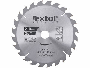 Kotouč pilový s SK plátky, O 210x3,0x25,4mm, 24T