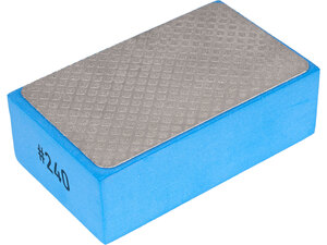 Brusná houba diamantová, 93x58x30mm, P240