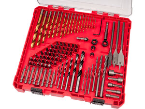 Hroty a vrtáky komb. sada 100ks, HSS, CrV, SK