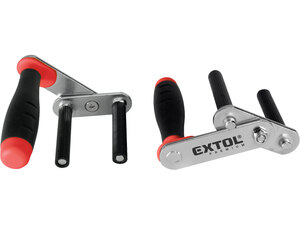 Nosič desek kovový, sada 2ks, nosnost až 80kg/pár