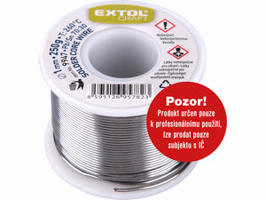 Drát pájecí Sn30/Pb70, O 1mm, 250g