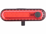 Světlo červené na kolo 30lm, USB nabíjení