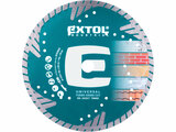 Kotouč diamantový řezný, turbo Grind Cut, suché i mokré řezání, O 230x22,2x2,6mm, EXTOL PREMIUM