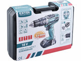 Vrtací šroubovák aku s příklepem, 18V Li-ion, 4 pólový motor, 2000mAh