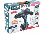 Vrtací šroubovák aku s příklepem SHARE20V, BRUSHLESS, 20V Li-ion, bez baterie a nabíječky