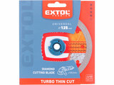 Kotouč diamantový řezný, turbo Thin Cut, suché i mokré řezání, O 125x22,2x1,4mm