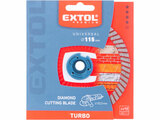 Kotouč diamantový řezný, turbo - suché i mokré řezání, O 115x22,2x2mm