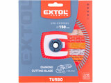 Kotouč diamantový řezný, turbo - suché i mokré řezání, O 150x22,2x2,4mm