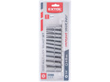 Hlavice nástrčné prodloužené, MULTI-LOCK, sada 11ks, 1/4"(4-13mm), CrV