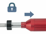 Šroubovák momentový na hroty, 1/4", 1-6Nm