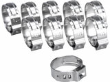Spona na hadici, 10ks, O17,8mm, INOX