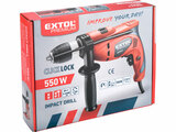 Vrtačka s příklepem, Click-lock, 550W