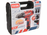 Vrtací šroubovák aku, 12V Li-ion (2x), 1500mAh