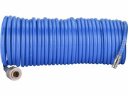 Hadice vzduchová spirálová s rychlospojkami, 1/4", vnitřní O6mm, L 10m