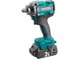 Utahovák rázový 1/2" aku SHARE20V, 500Nm, BRUSHLESS, 2Ah