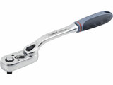 Ráčna tvarová kloubová, 48 zubů, 1/4", L 180mm, CrV
