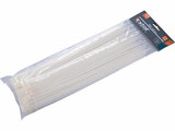 Pásky stahovací na kabely bílé, 300x4,8mm, 100ks, nylon PA66