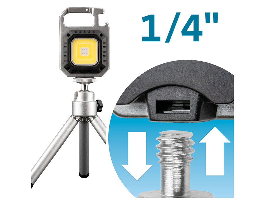 Světlo s klipem, 670lm, USB nabíjení