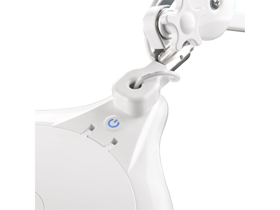 Lupa stolní se světlem a krytem čočky, 1000lm, 5x zvětšení