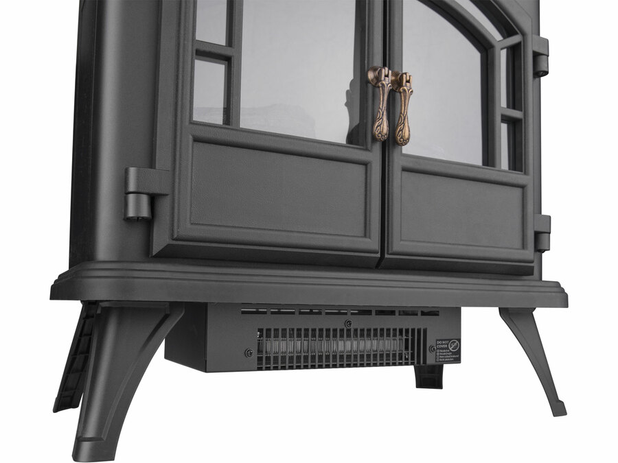 Krb elektrický s plápolajícím ohněm LED a topením, 1800W