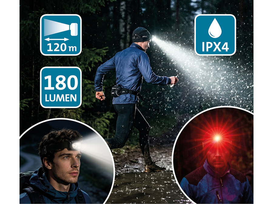 Čelovka 180lm, XPG