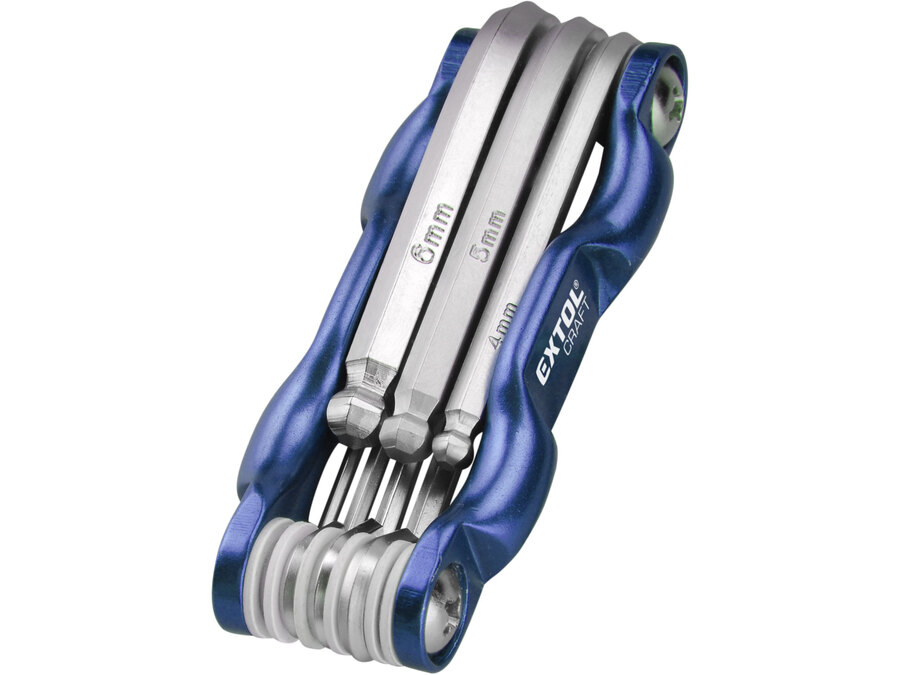 Klíče IMBUS, sada 7ks, 1,5-6mm