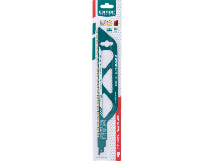 Plátek do pily ocasky s SK zuby, 305x50x2,5mm