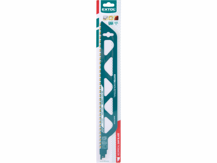Plátek do pily ocasky s SK zuby, 455x50x2,5mm
