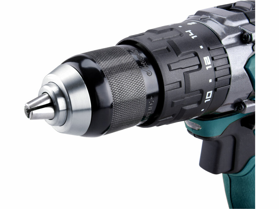 Vrtací šroubovák aku s příklepem, 18V Li-ion, 4 pólový motor, 2000mAh