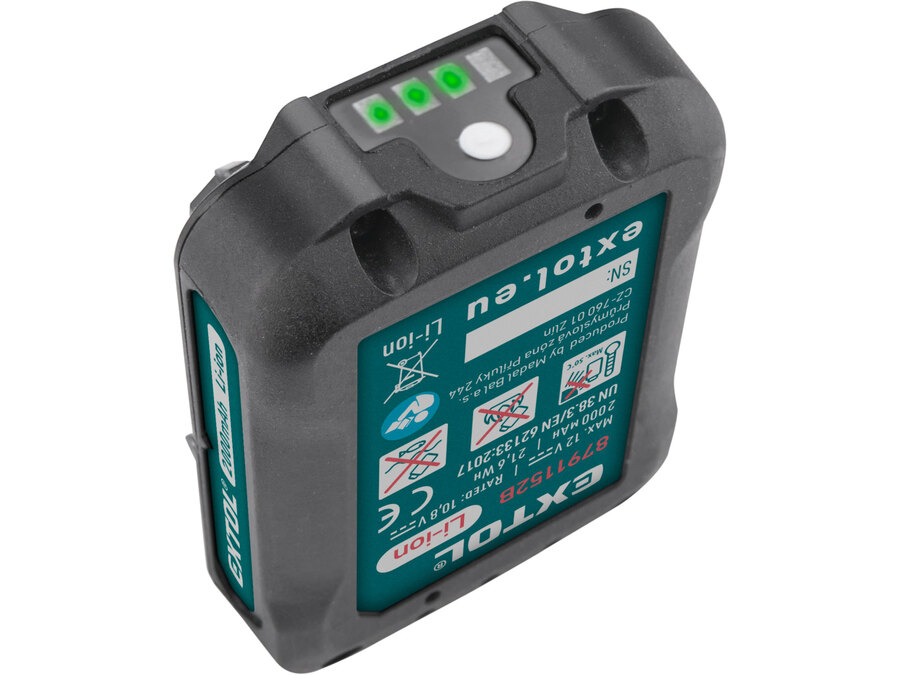 Baterie akumulátorová, 16V Li-ion, 2Ah