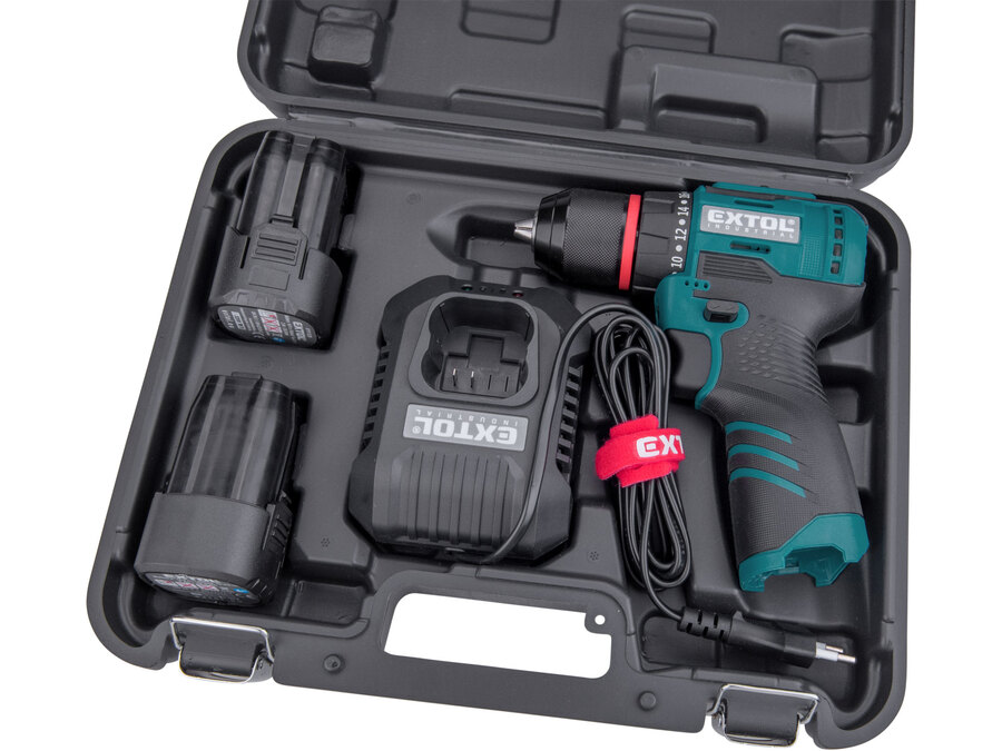 Vrtací šroubovák aku, BRUSHLESS, 16V Li-ion, 2×2Ah