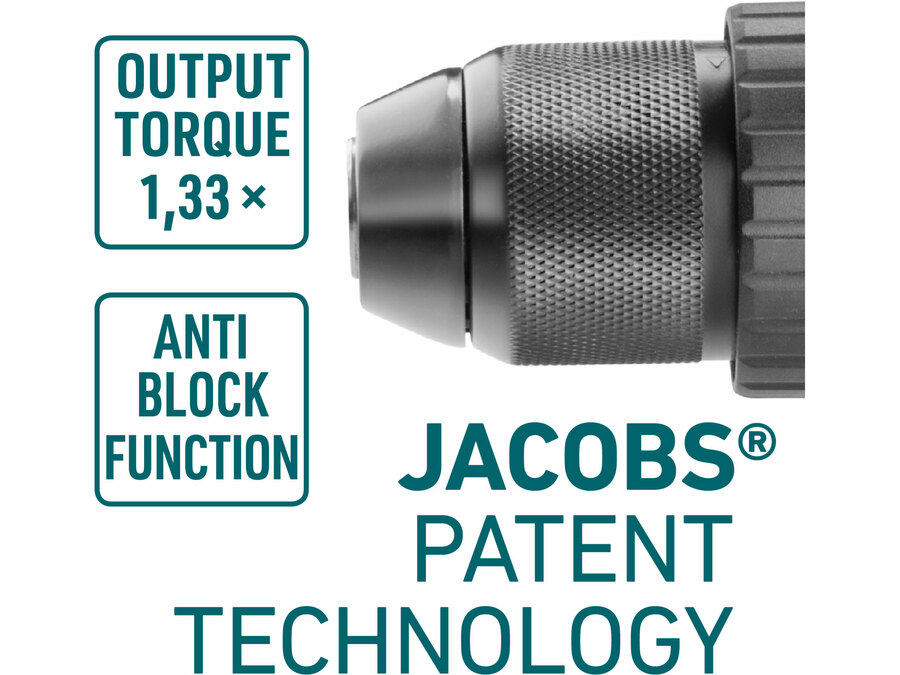 Vrtací šroubovák aku s příklepem SHARE20V, BRUSHLESS, 20V Li-ion, 2Ah