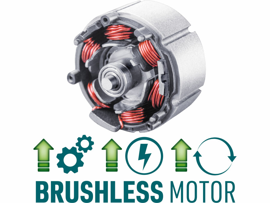Vrtací šroubovák aku s příklepem SHARE20V, BRUSHLESS, 20V Li-ion, bez baterie a nabíječky