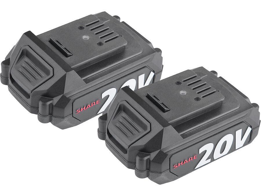 Vrtací šroubovák aku s příklepem SHARE20V, 70Nm, BRUSHLESS, 2Ah (2×)