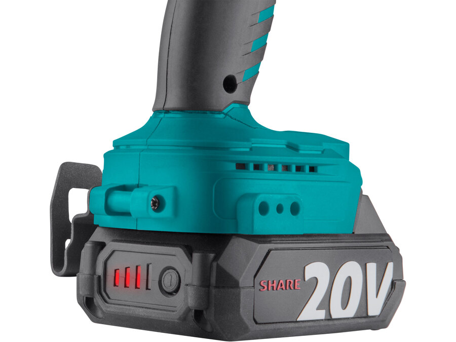 Vrtací šroubovák aku s příklepem SHARE20V, 70Nm, BRUSHLESS, 2Ah (2×)