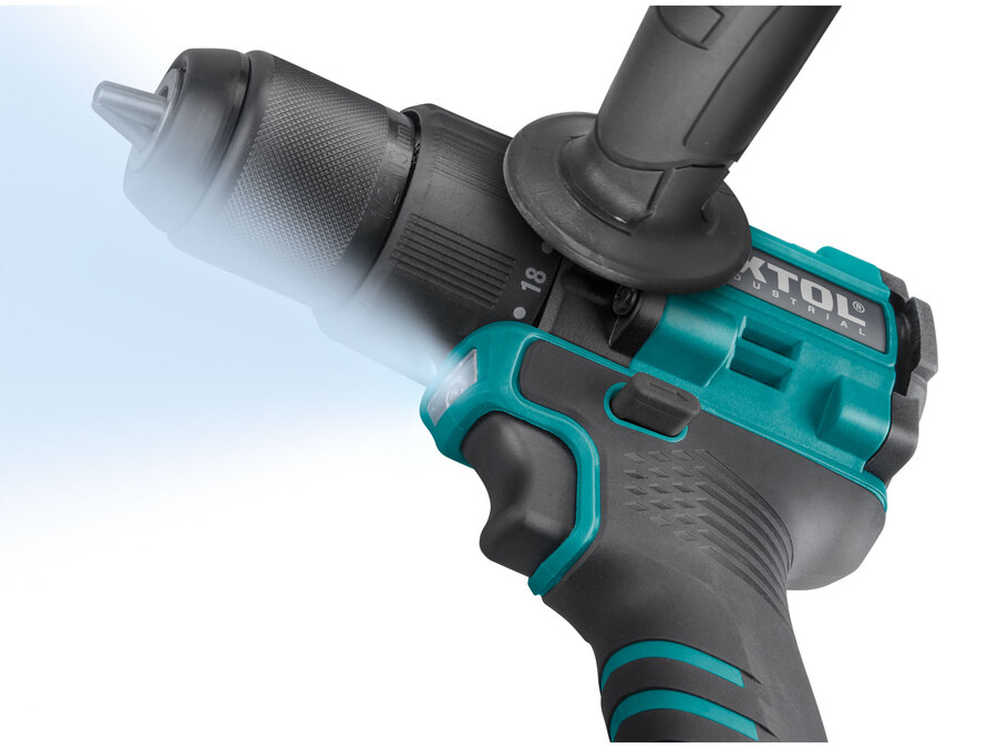 Vrtací šroubovák aku s příklepem SHARE20V, 70Nm, BRUSHLESS, bez baterie a nabíječky