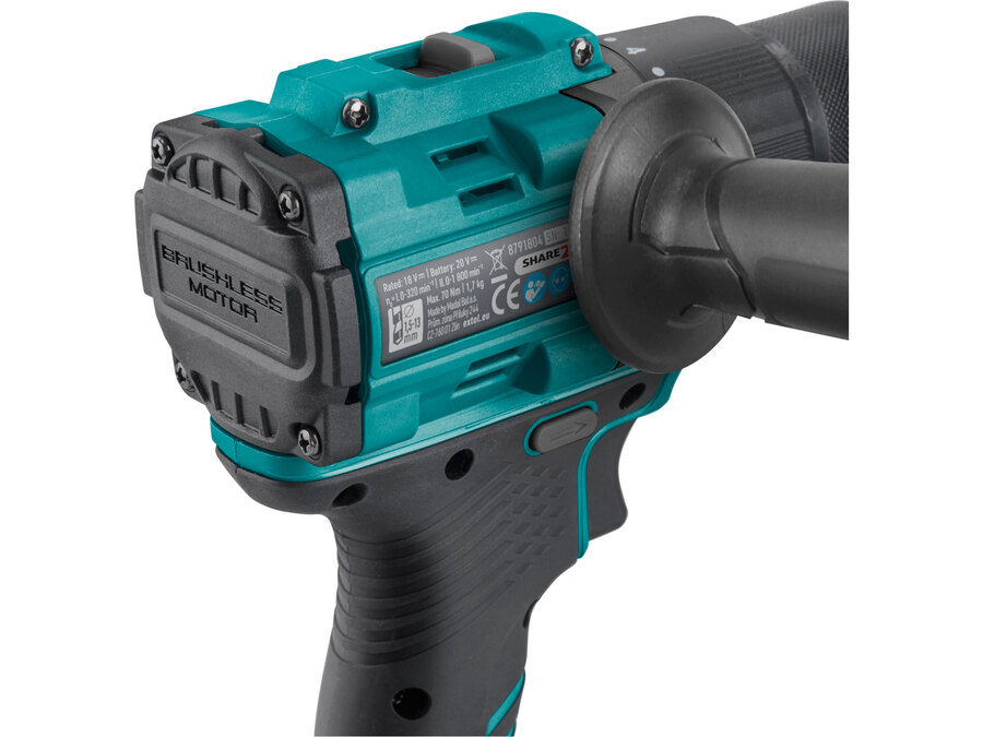 Vrtací šroubovák aku s příklepem SHARE20V, 70Nm, BRUSHLESS, bez baterie a nabíječky