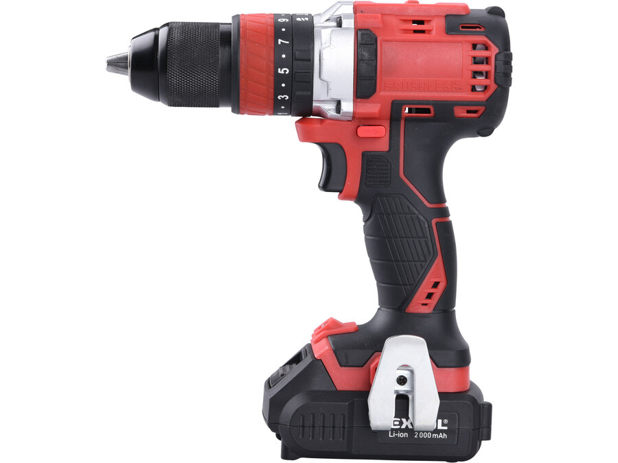 Vrtací šroubovák aku s příklepem SHARE20V, 70Nm, BRUSHLESS, 2Ah