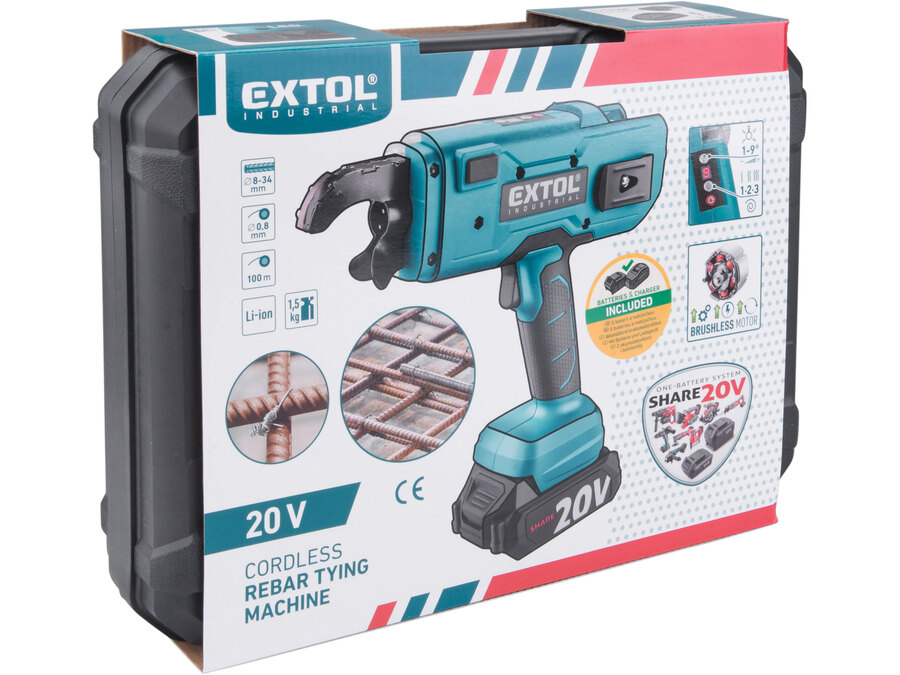 Vazač armatur aku SHARE20V, BRUSHLESS, 2Ah