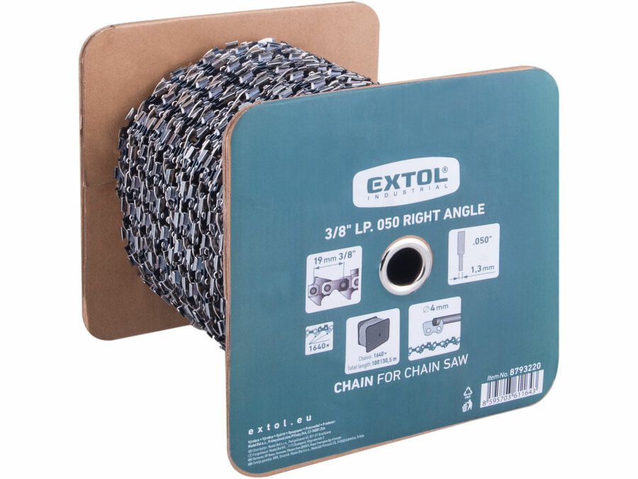 Řetěz pro řetězové pily, 3/8', 1,3mm, role 1640 článků/30,5m