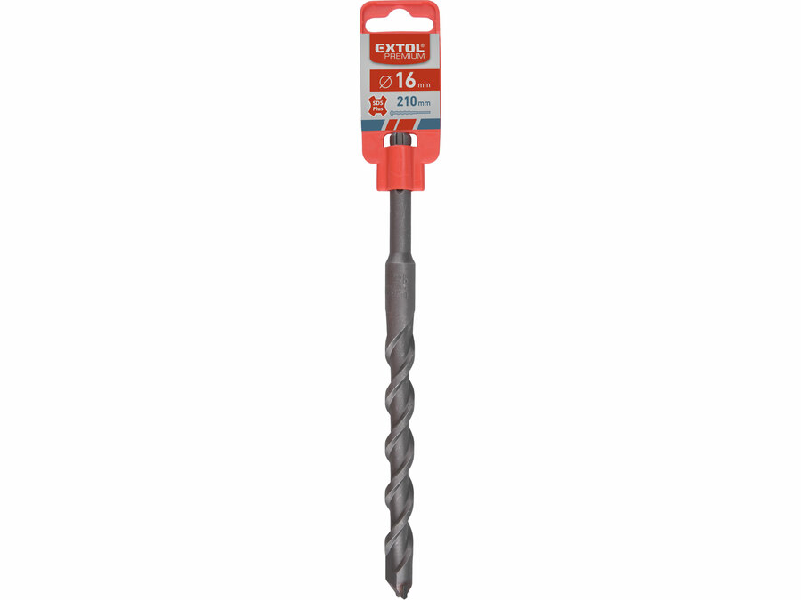 Vrták SDS PLUS příklepový do betonu, O 16x210mm, SK