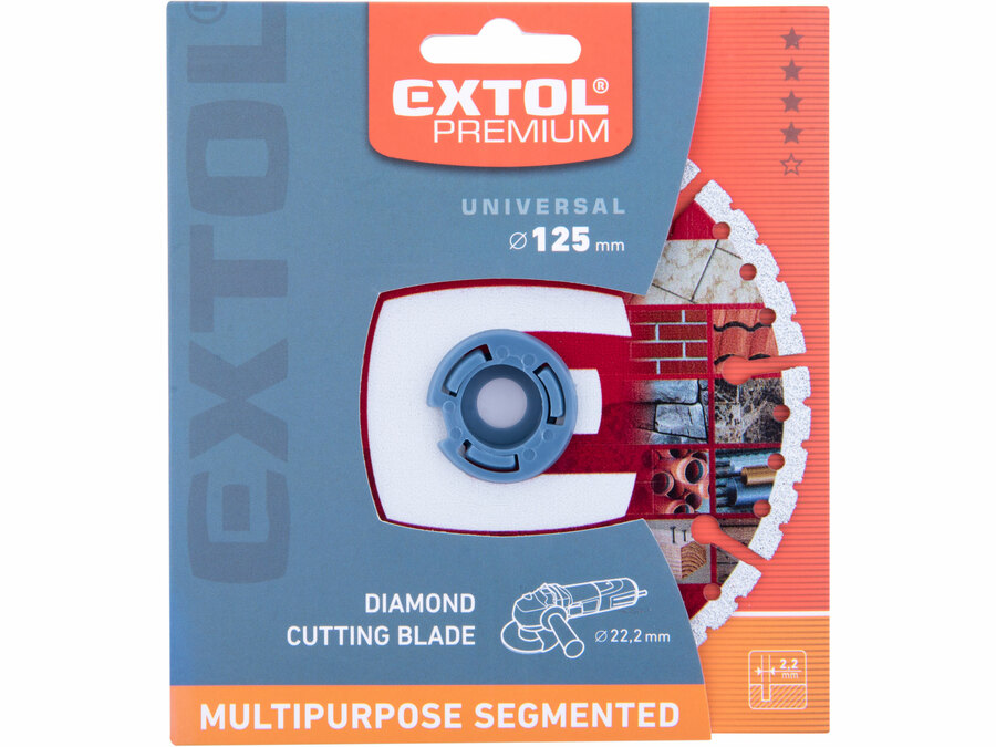 Kotouč řezný diamantový MULTI univerzální, O125x22,2x2,2mm