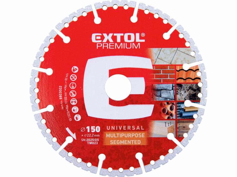 Kotouč řezný diamantový MULTI univerzální, O150x22,2x2,6mm